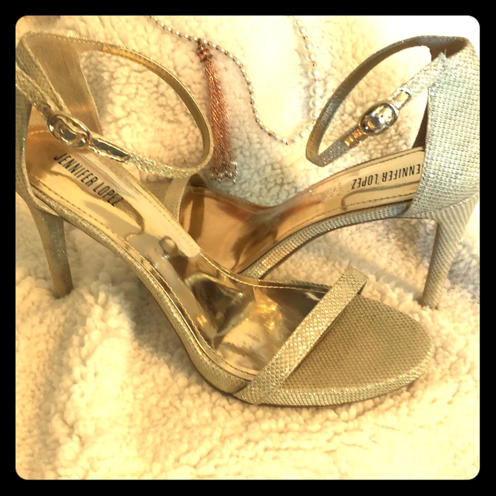 COPY - Jennifer Lopez Gold Heels